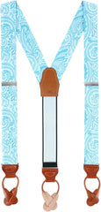 Trafalgar Men's Sobee Silk Button End Braces (Suspenders)