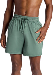 Gaiam Men's Everyday Basic 7” Short 2.0, Relaxed Fit, Stretch Midweight Material