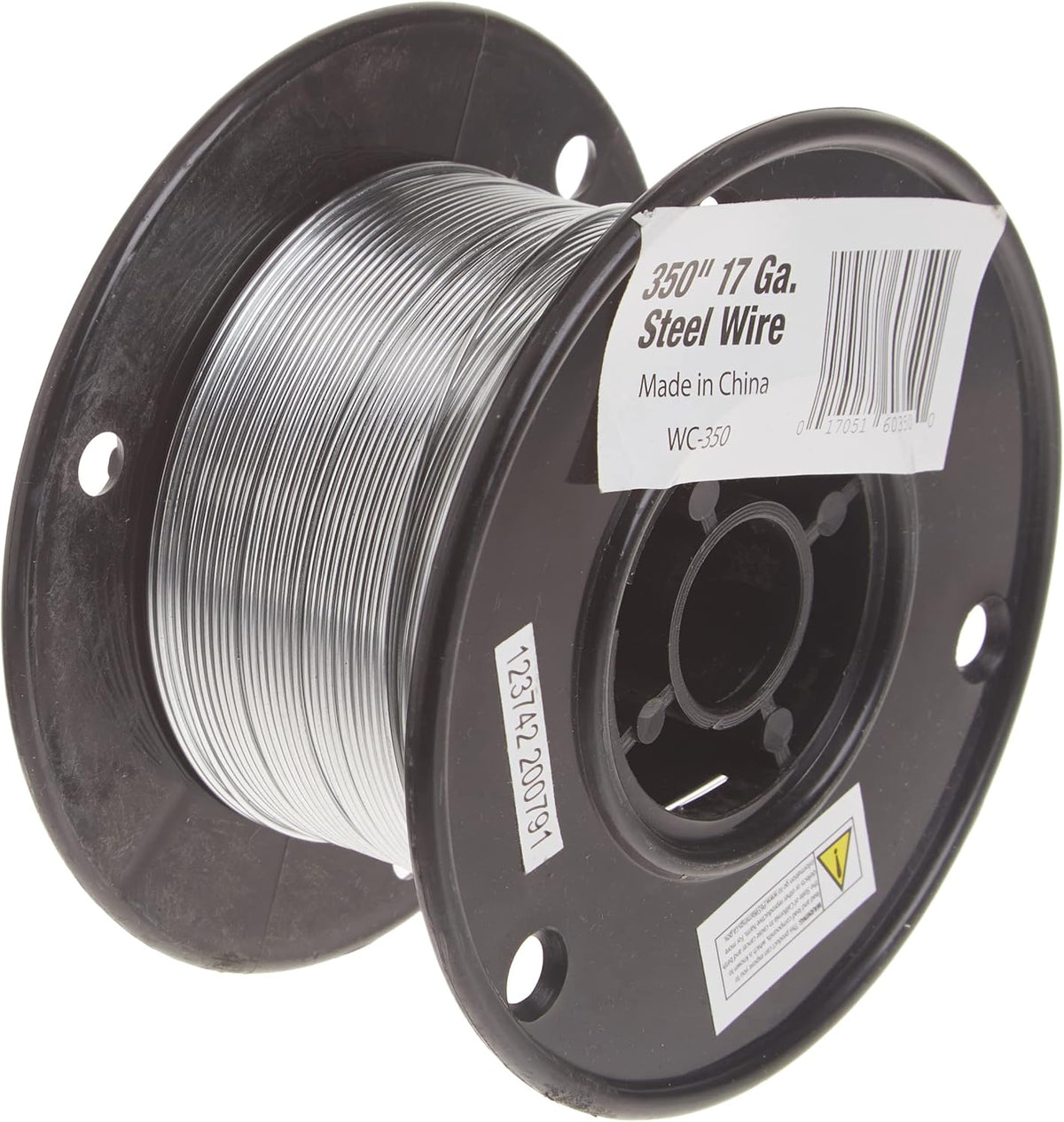 Fi-Shock 350-Feet, 17 Gauge Spool Galvanized Steel Wire, WC-350 (Pack of 8)