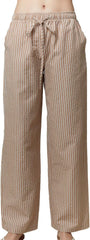 Hey Sweetie Women's Multi Pin Stripe Twill Pants – Patchwork Denim Barren Fit Vintage-Inspired Relaxed High Rise Pants