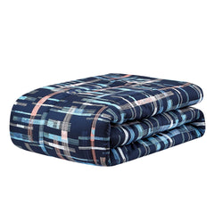 Avery Brushstroke Print Bed In A Bag Comforter Set