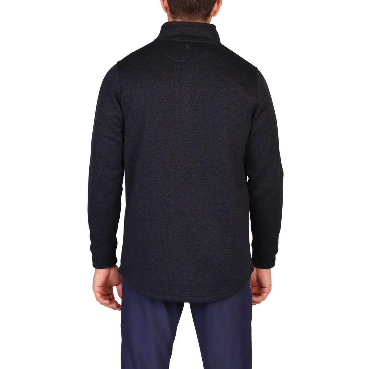 TailorByrd Men's Sweater Knit Snap Placket Pullover
