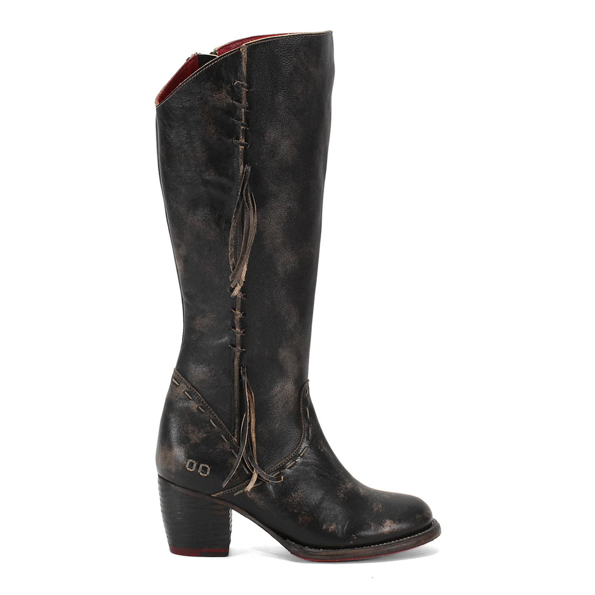 Bed Stu Women's Charis Leather Heeled Tall Boot