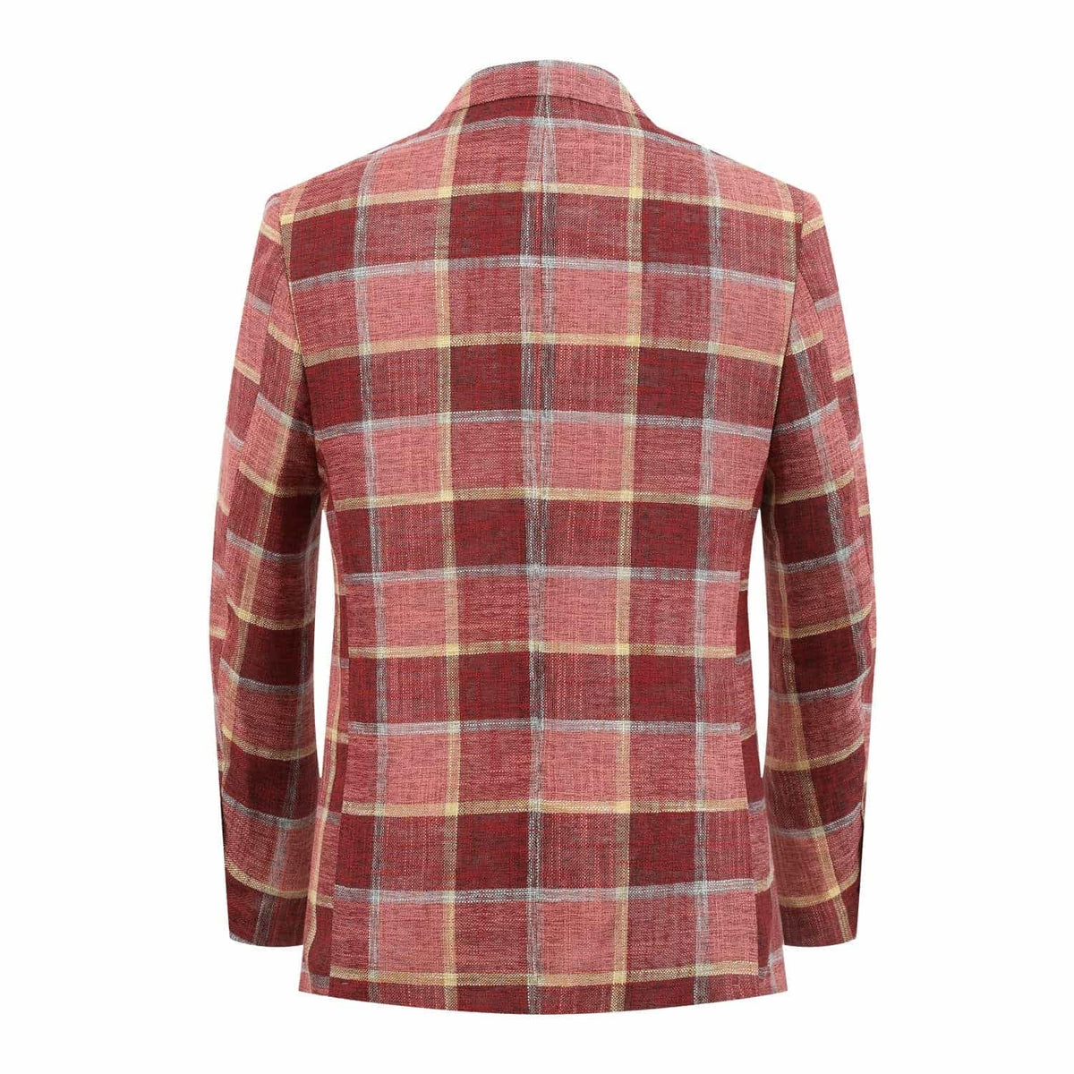 Elie Balleh Men's Plaid Slim Fit Jacket