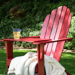 Cambridge Casual Austin Outdoor Adirondack Chair - Red