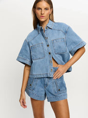 Celine Denim Short