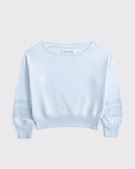 essential off-the-shoulder sweatshirt