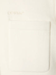 White Arrow Padded Overshirt
