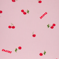 SOFT LOUNGE LONG SLEEVE HENLEY | CHERRY BLOSSOM PRINT