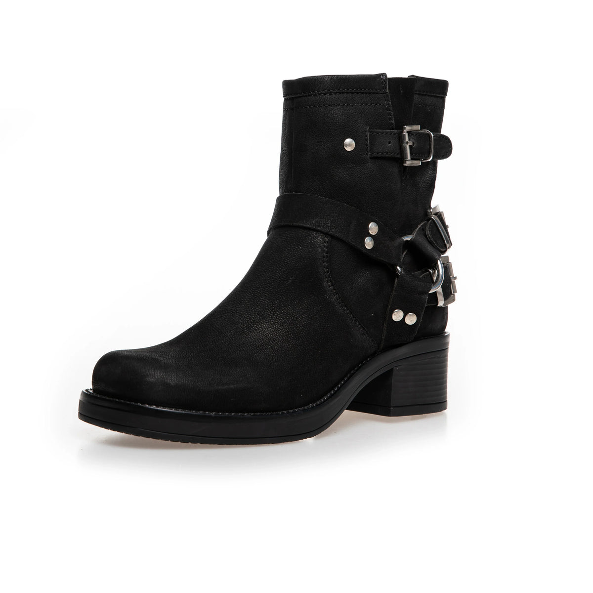 Copenhagen Shoes Magic Move Nubuck Suede Moto Bootie