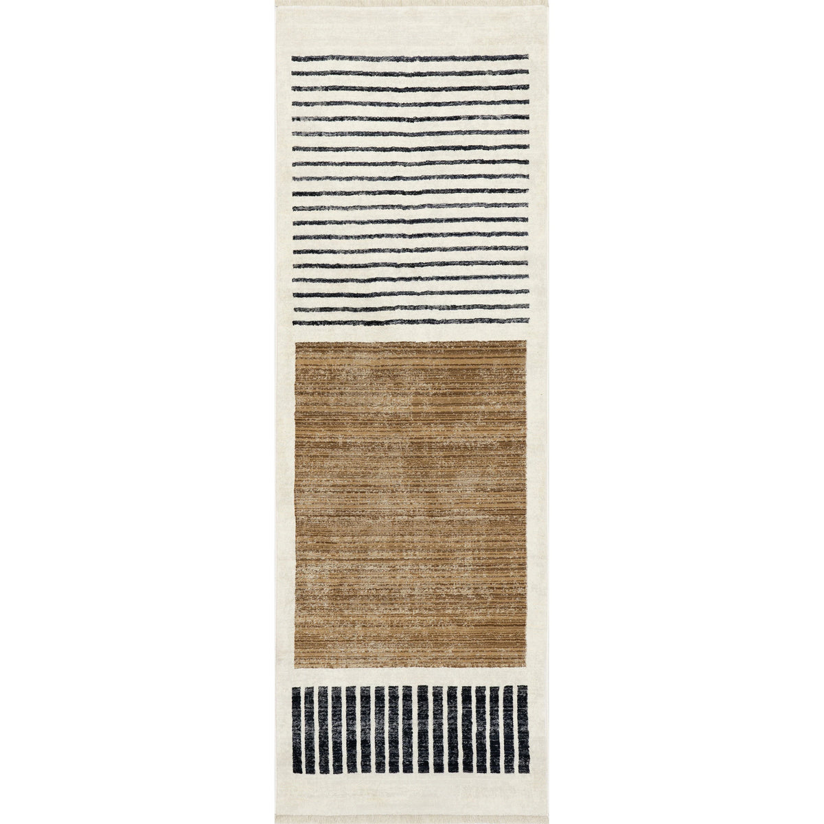 Nuloom Keeva Modern Striped Fringe Area Rug