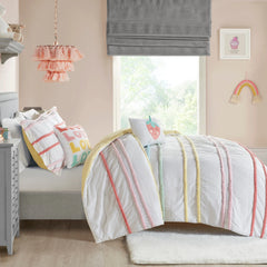 Mackenzie Cotton Comforter Set with Chenille Trim by Intelligent Design Kids