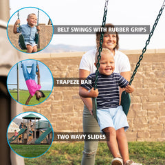Lifetime Double Adventure Tower with Monkey Bars