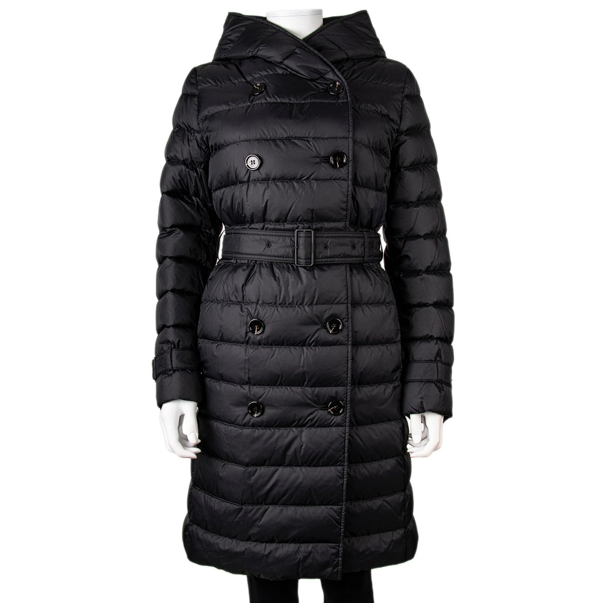 Burberry Witley Belted Long Puffer Coat