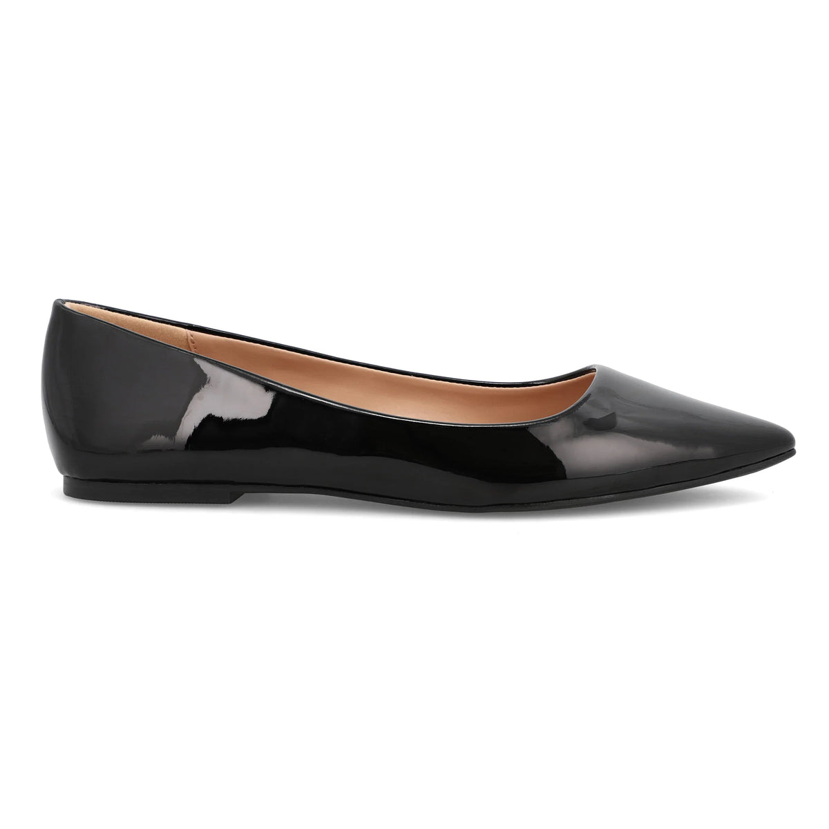 MIA Avi Pointed-Toe Faux Leather Flat