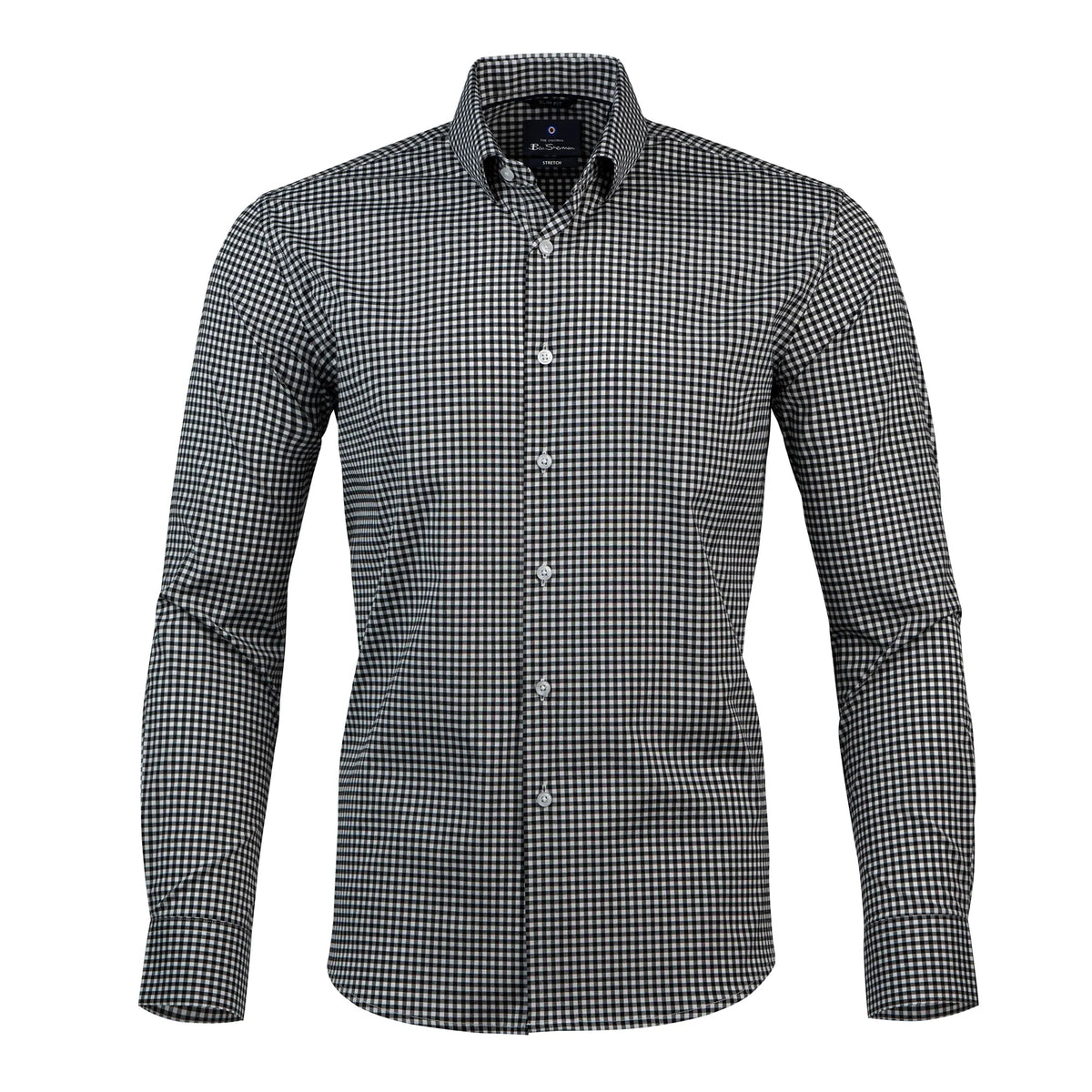 Ben Sherman Men's Check Wrinkle-Resistant Dress Shirt - Regular Fit