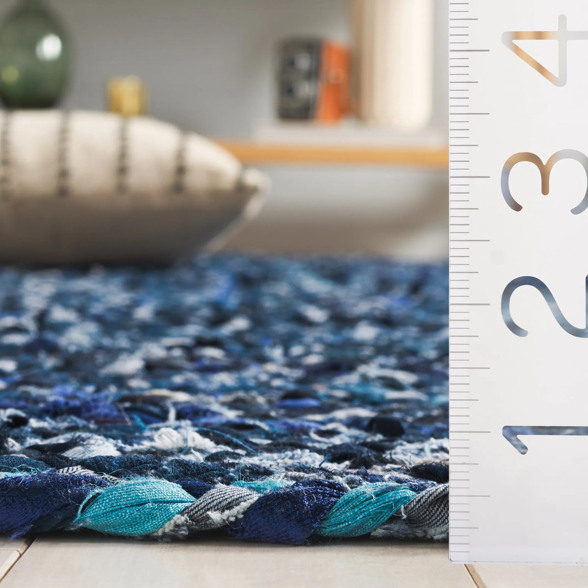 SAFAVIEH Georgine Handmade Nanny Braided Bohemian Cotton Rug