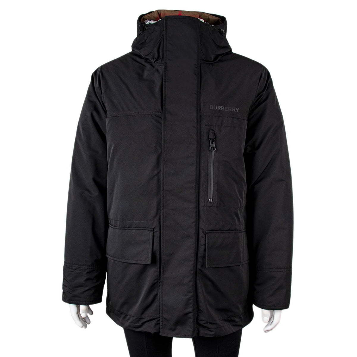 Burberry Men's Barnsfield Reversible House Check Parka